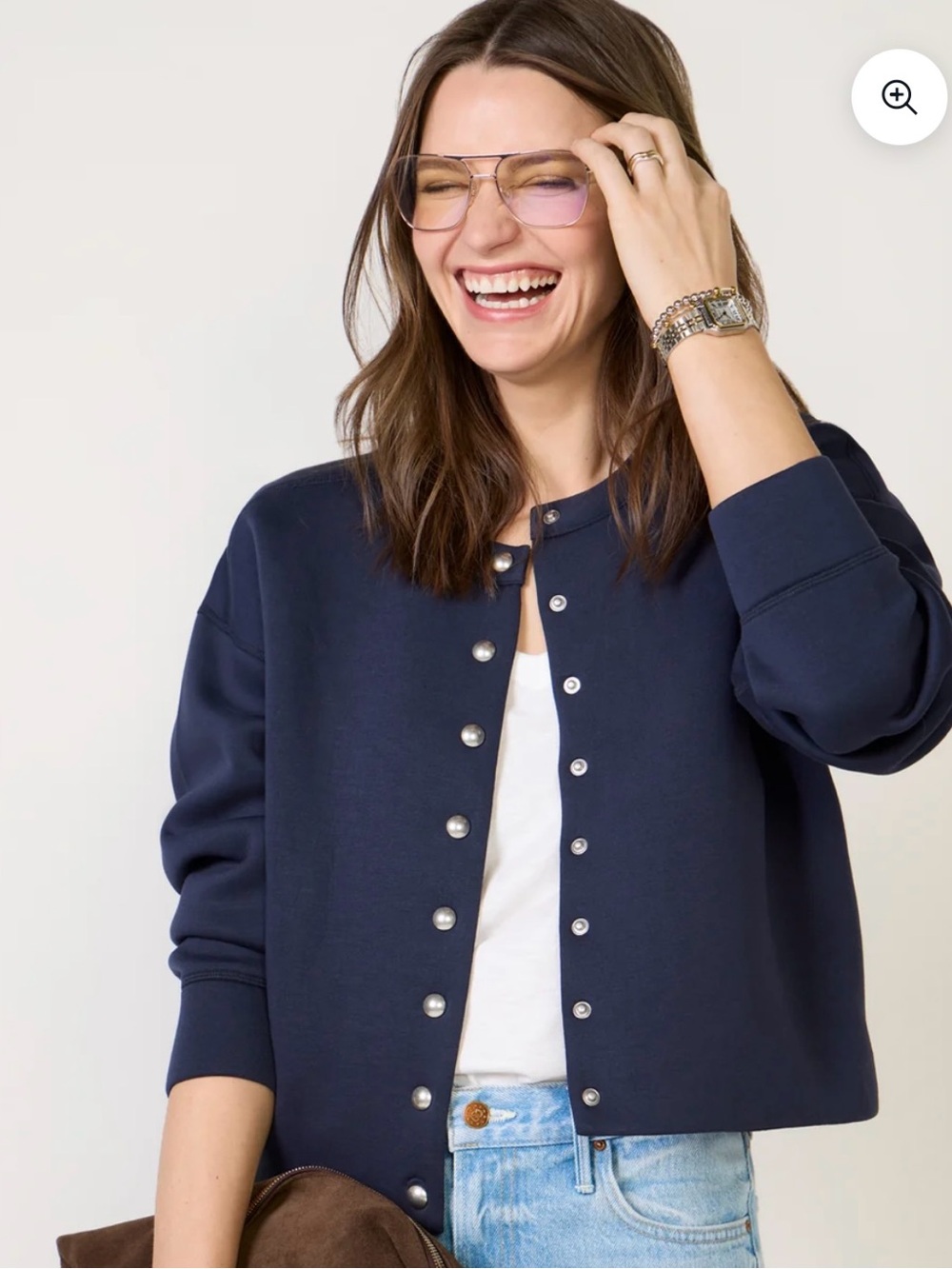 Evereve Sabrina Scuba Bomber Jacket